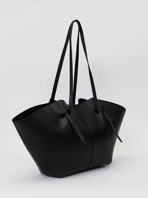 Pomelo Pomelo Knot Shoulder Tote Bag - Black