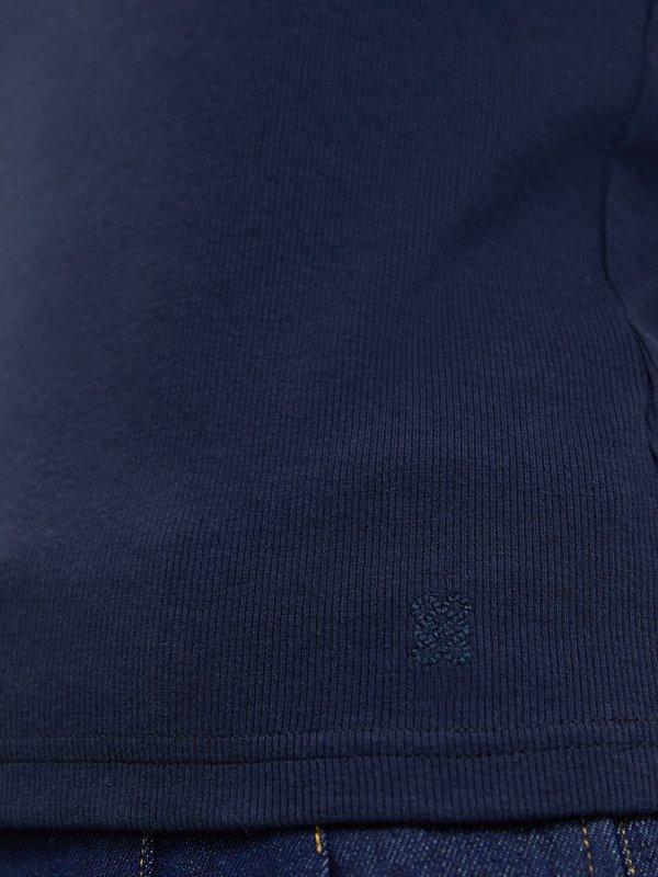 Pomelo Pomelo Layered Bodice Top - Navy/White