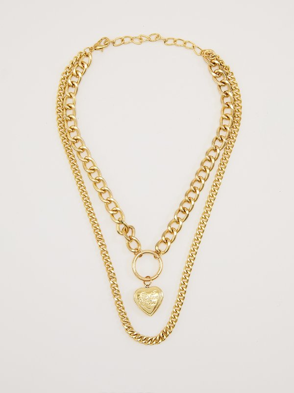 pomelo Pomelo Layered Chain Necklace - Gold