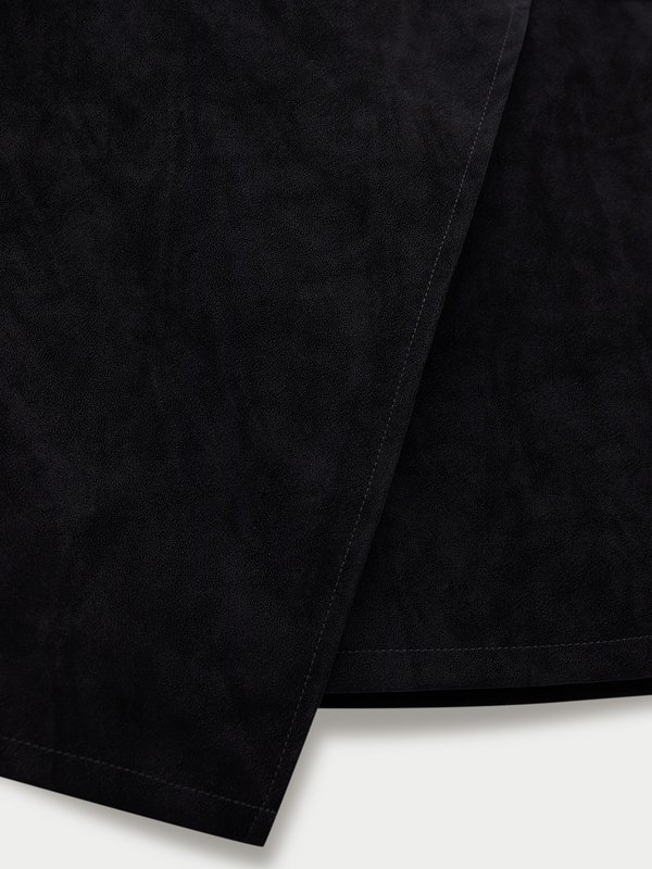 Pomelo Pomelo Layered Mini Skirt - Black