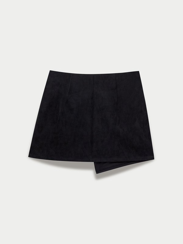 Pomelo Pomelo Layered Mini Skirt - Black