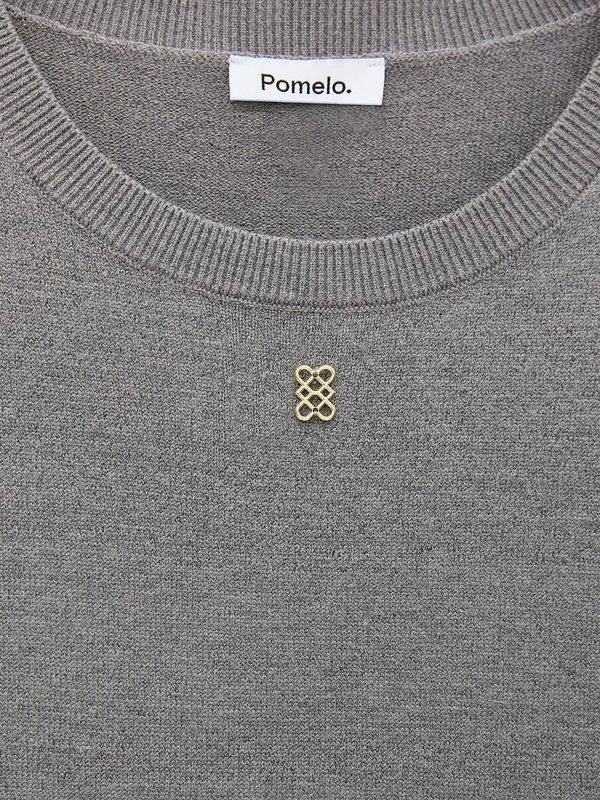 Pomelo Pomelo Layered Ruffled Skirt Dress - Navy