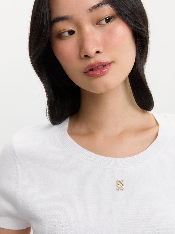 Pomelo Pomelo Layered Ruffled Skirt Dress - White