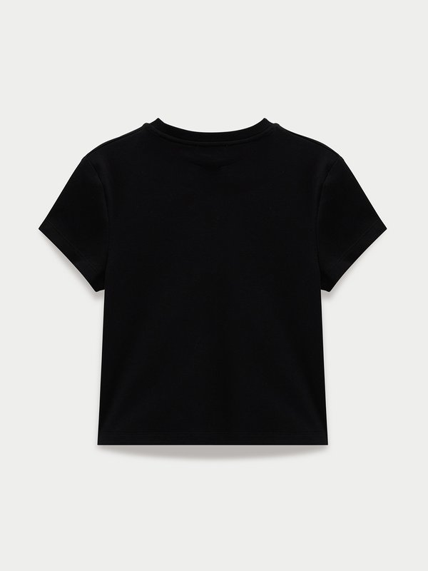Pomelo Pomelo Logo Baby Tee - Black