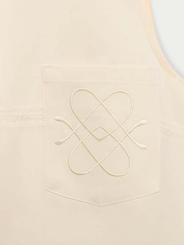 Pomelo Pomelo Logo Embroidery Top - Ivory