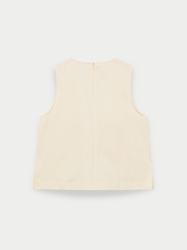 Pomelo Pomelo Logo Embroidery Top - Ivory