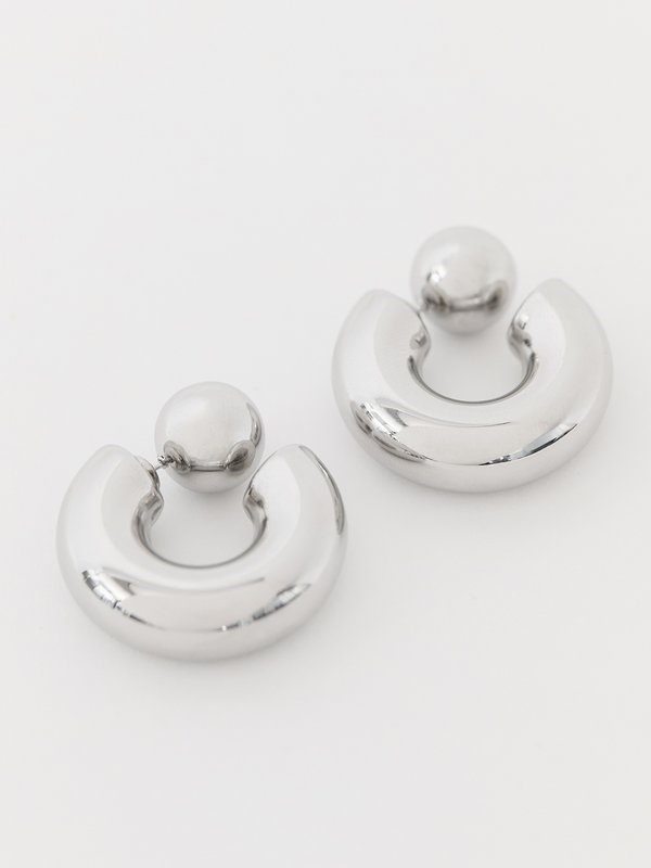 Pomelo Pomelo Looped Earrings - Multicolor