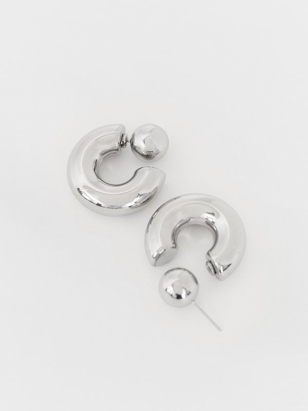 pomelo Pomelo Looped Earrings - Multicolor