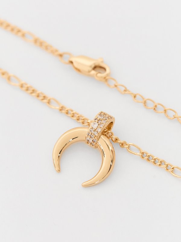 Pomelo Pomelo Lunar Pendant Necklace - Multicolor