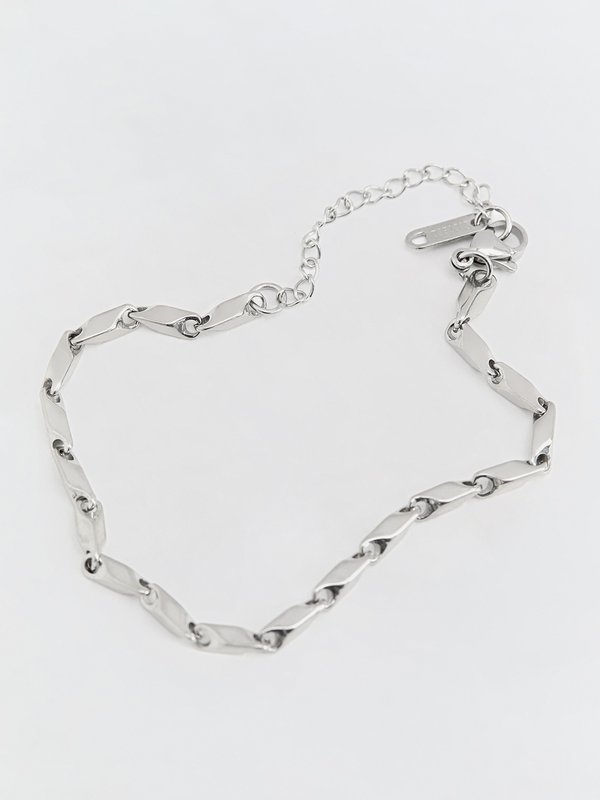 Pomelo Pomelo Luxe Link Necklace - Silver