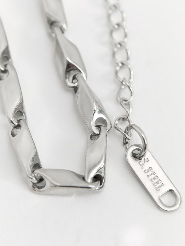 Pomelo Pomelo Luxe Link Necklace - Silver