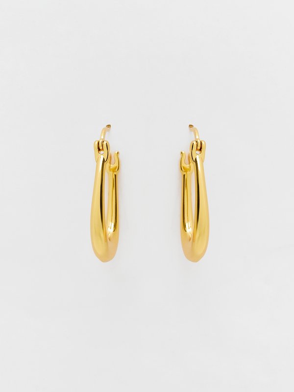 Pomelo Pomelo Luxe Loop Earrings - Gold