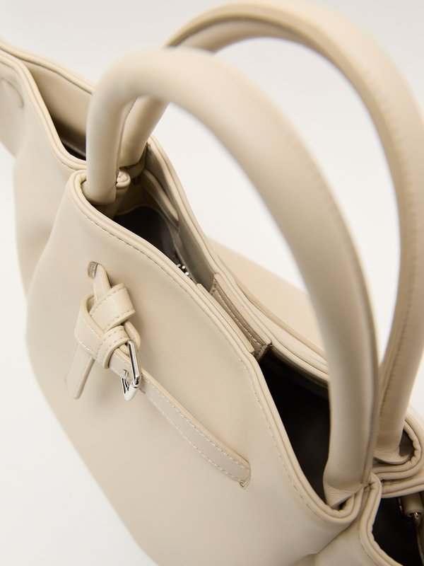 Pomelo Pomelo Magnet Shoulder Bag - Beige