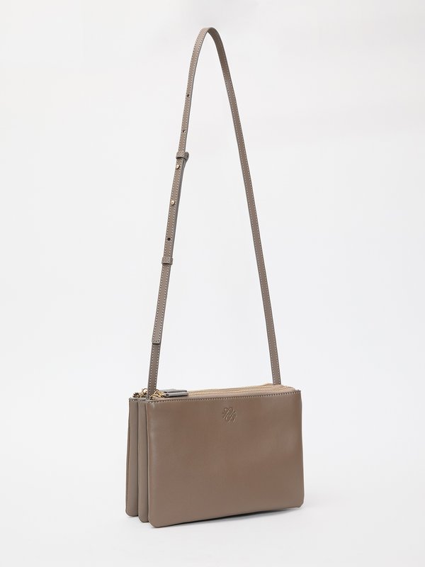 Pomelo Pomelo Multi-Compartment Shoulder Bag - Gray