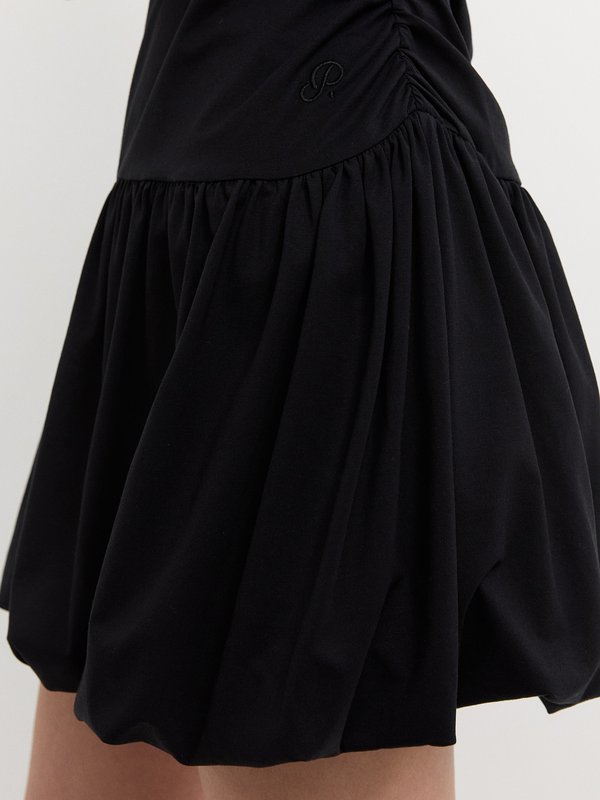 Pomelo Pomelo Off-Shoulder Flare Dress - Black