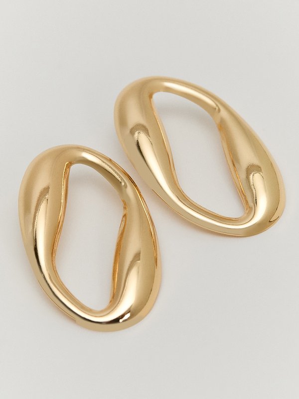 Pomelo Pomelo Ona Loop Earrings - Gold