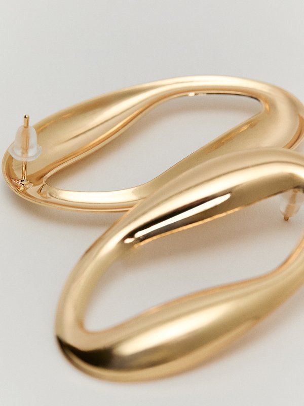 Pomelo Pomelo Ona Loop Earrings - Gold