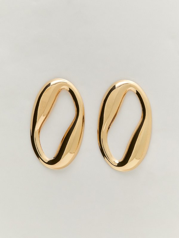 pomelo Pomelo Ona Loop Earrings - Gold
