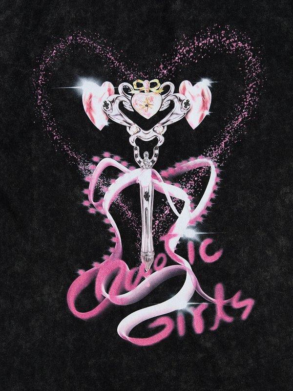 Pomelo Pomelo Oversized Graphic Tee - Black