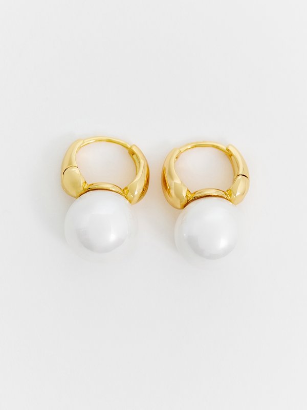pomelo Pomelo Pearlux Earrings - Gold