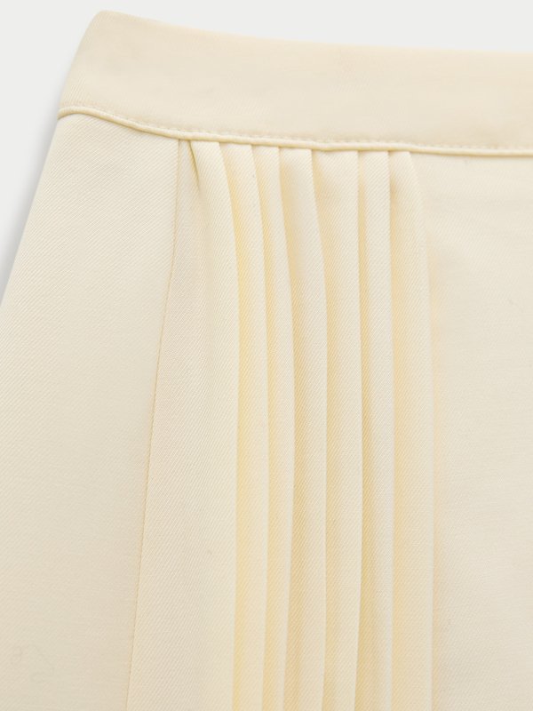 Pomelo Pomelo Pleated Mini Skirt - White