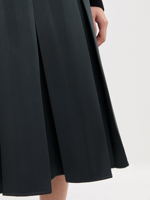 Pomelo Pomelo Pleated Skirt - Dark Grey