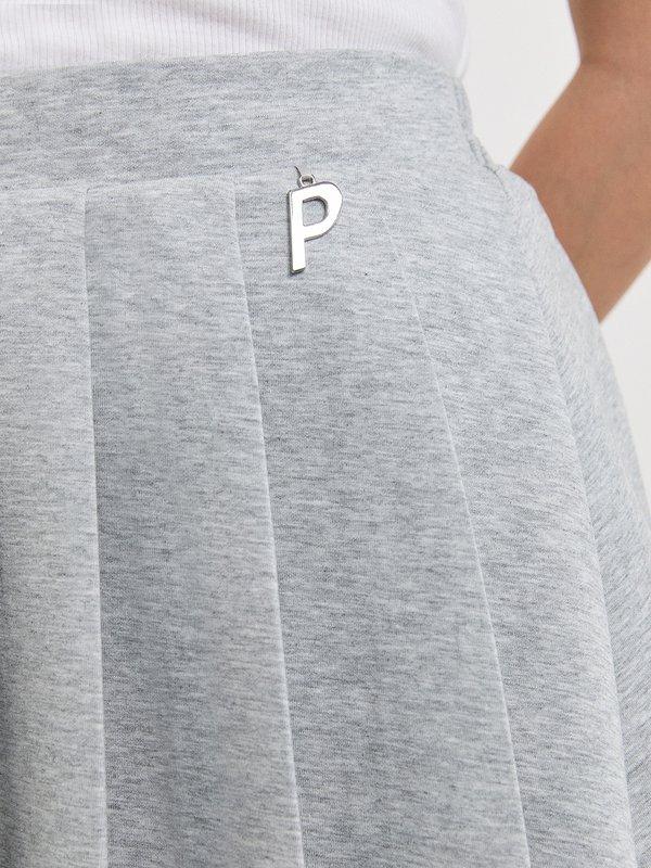 Pomelo Pomelo Pleated Skirt - Light Grey