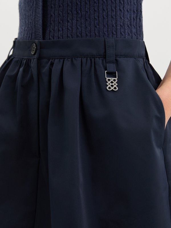 Pomelo Pomelo Pleated Skirt - Navy