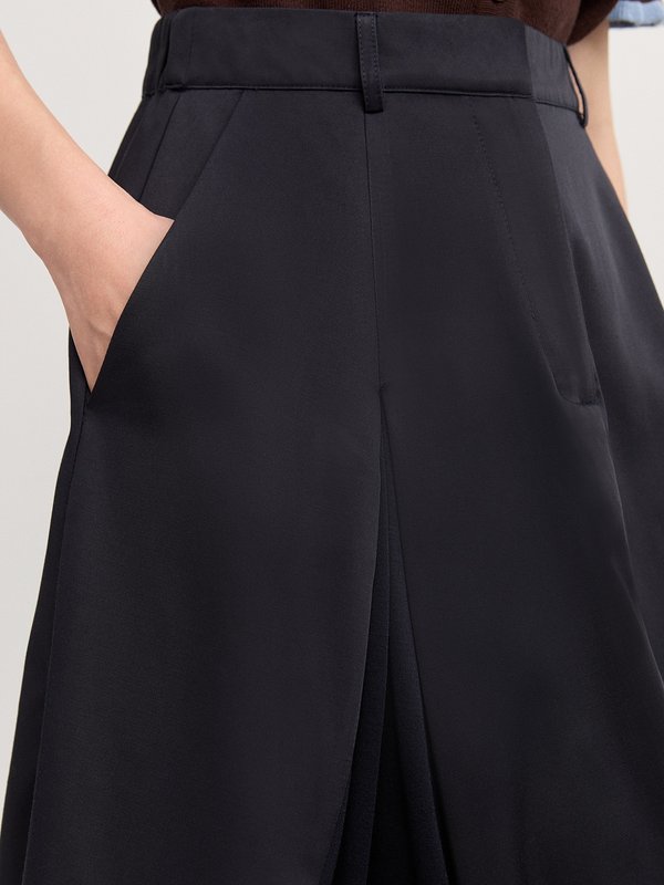 Pomelo Pomelo Pleated Skirt - Navy