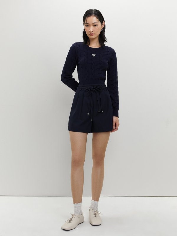 Pomelo Pomelo PML Knit Top - Navy