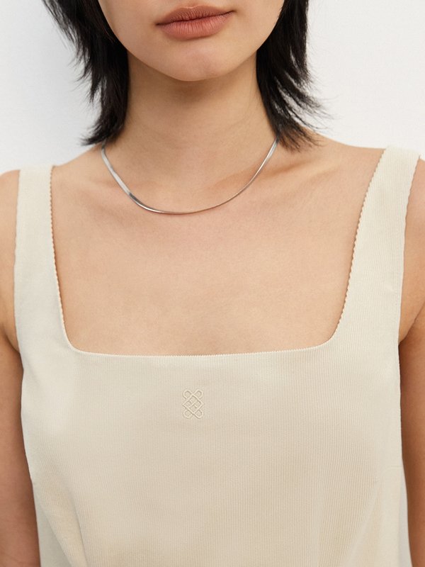 Pomelo Pomelo Pocket Detailed Mini Dress - Beige