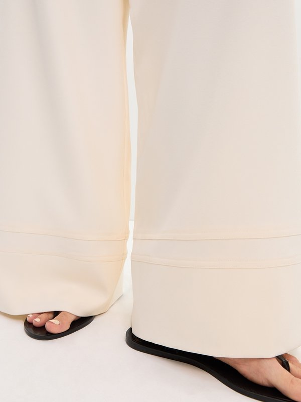 Pomelo Pomelo Pocket Lace Trim Pants - Off-White