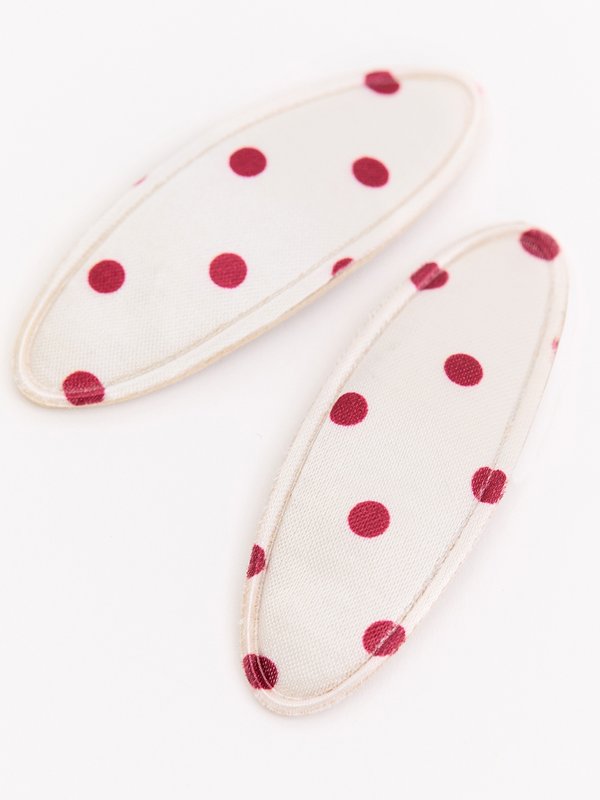 Pomelo Pomelo Polka Dot Hair Clip - Pearlescent