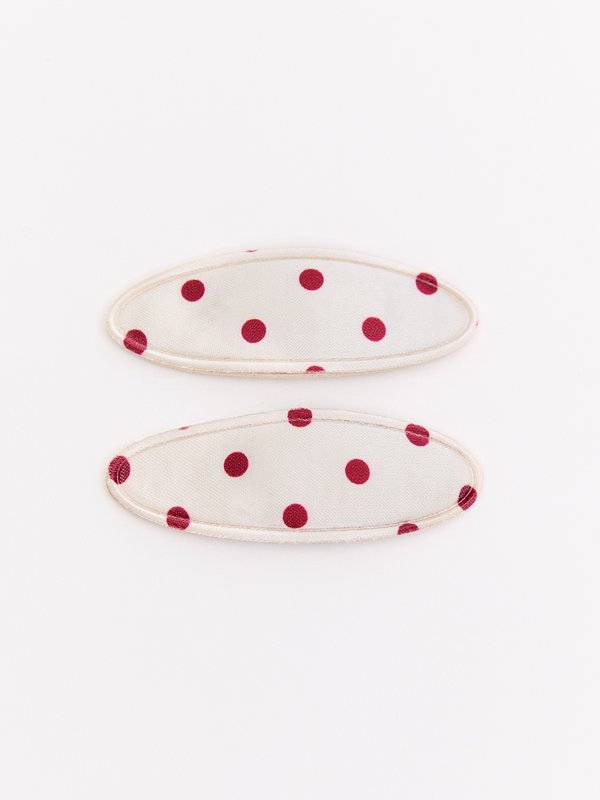 pomelo Pomelo Polka Dot Hair Clip - Pearlescent