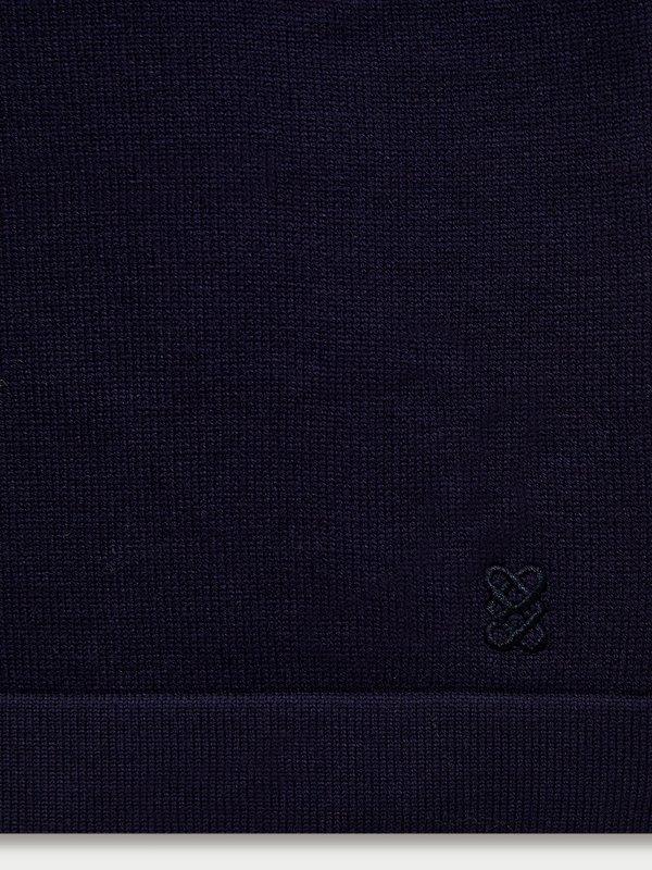 Pomelo Pomelo Polo Button-Up Top - Navy