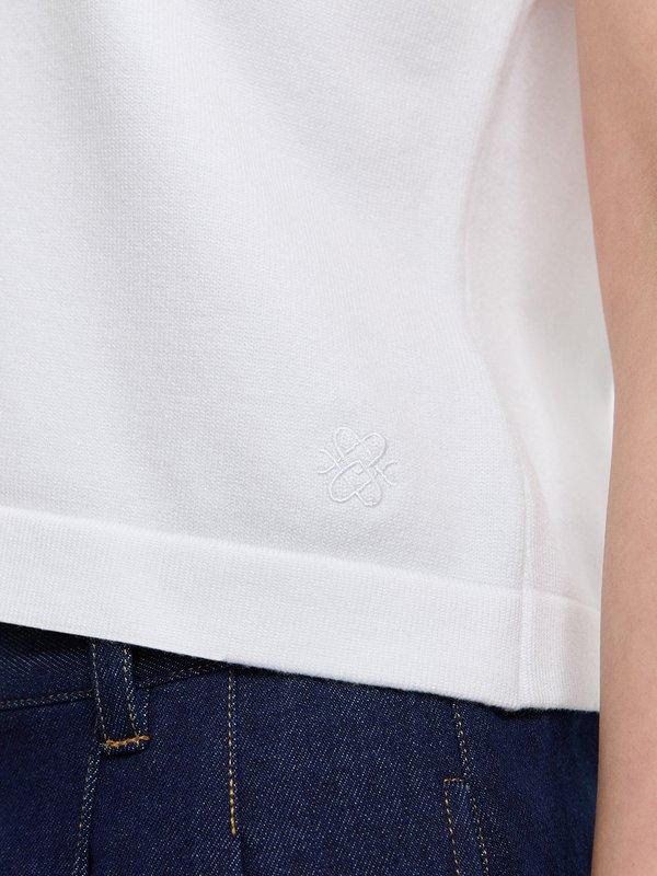 Pomelo Pomelo Polo Button-Up Top - White