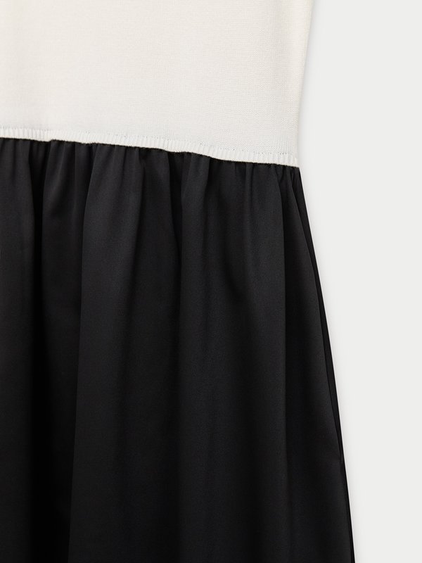 Pomelo Pomelo Polo Dress - Black/White