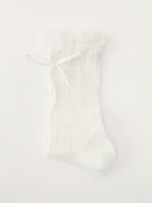 Pomelo Pomelo Ribbed Socks - White