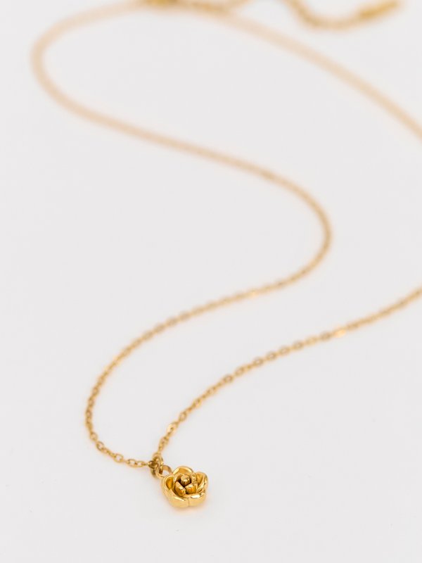 Pomelo Pomelo Rose Charm Necklace - Multicolor