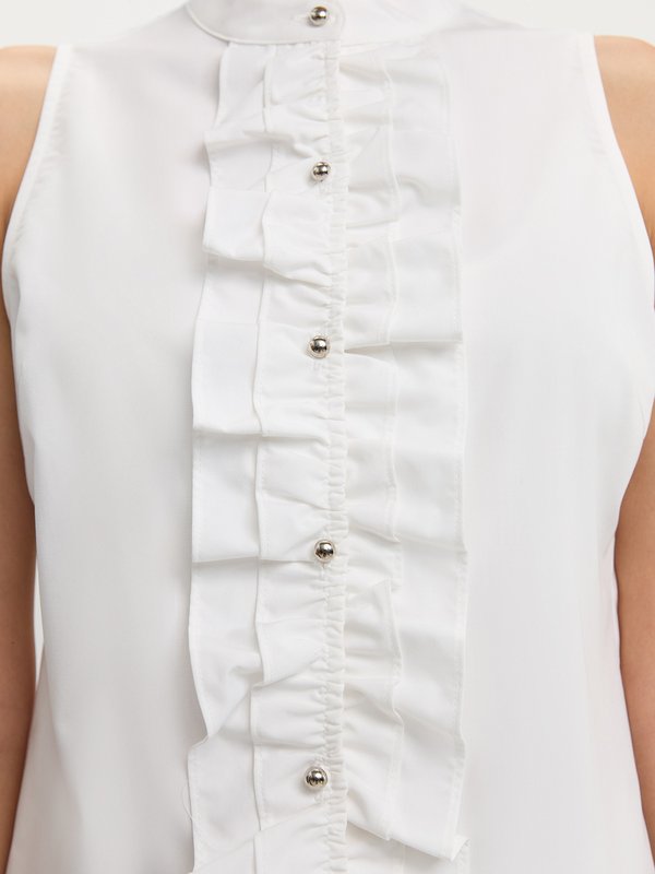 Pomelo Pomelo Ruffled Blouse - White