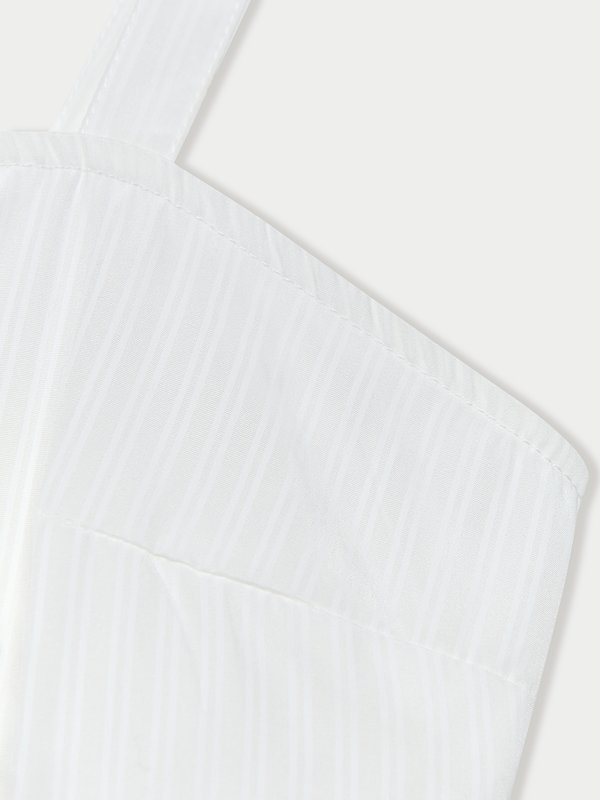 Pomelo Pomelo Ruffled Crop Top - Off-White