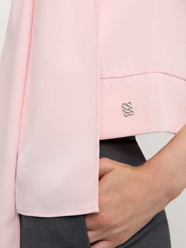 Pomelo Pomelo Scarf-Tie Sleeveless Top - Light Pink