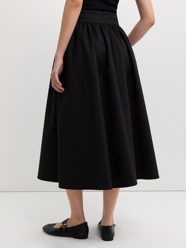Pomelo Pomelo Side Pocket Skirt - Black