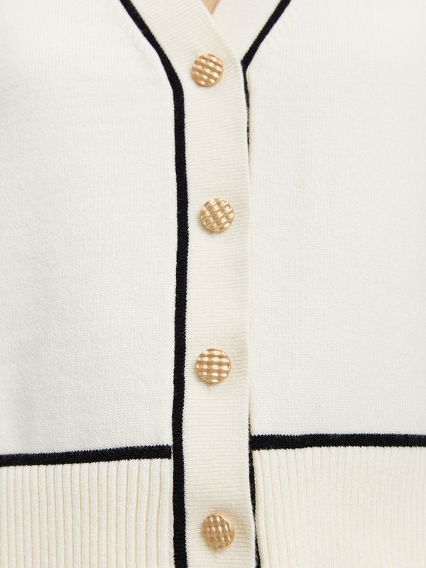 Pomelo Pomelo Sleeveless Knit Top - Off-White