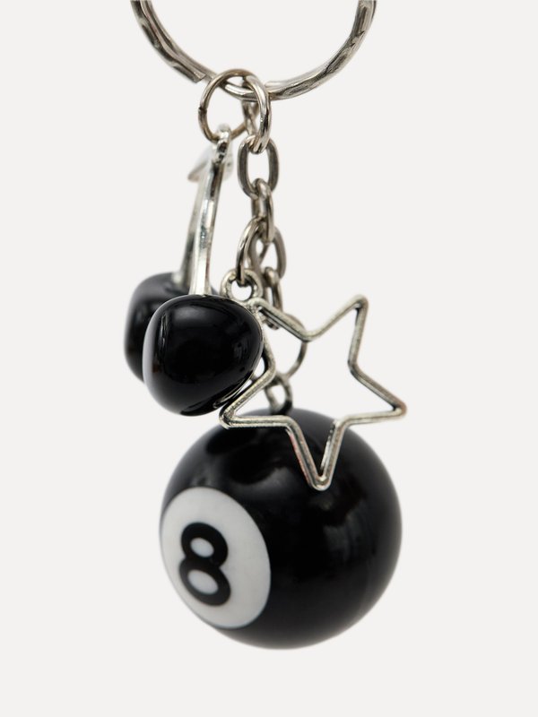 Pomelo Pomelo Star Billiard Keyring - Black
