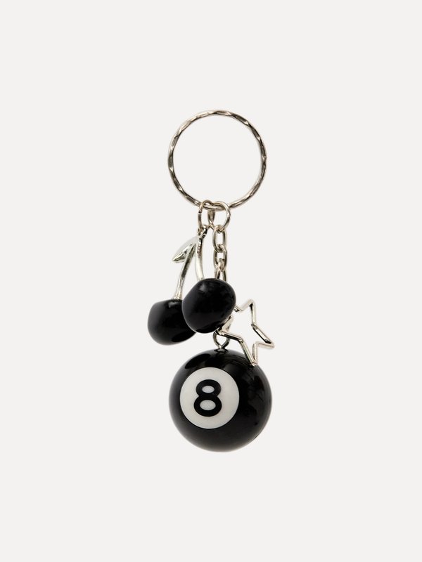 pomelo Pomelo Star Billiard Keyring - Black