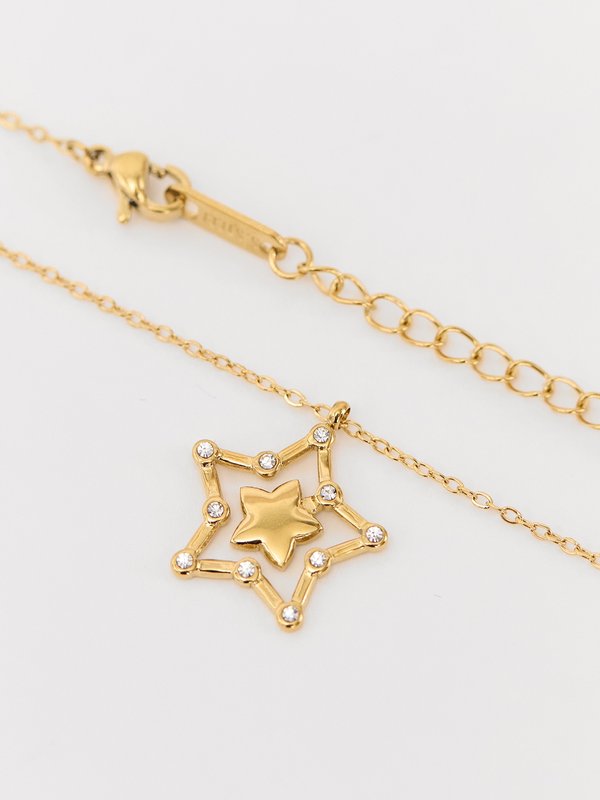 Pomelo Pomelo Star Charm Necklace - Multicolor