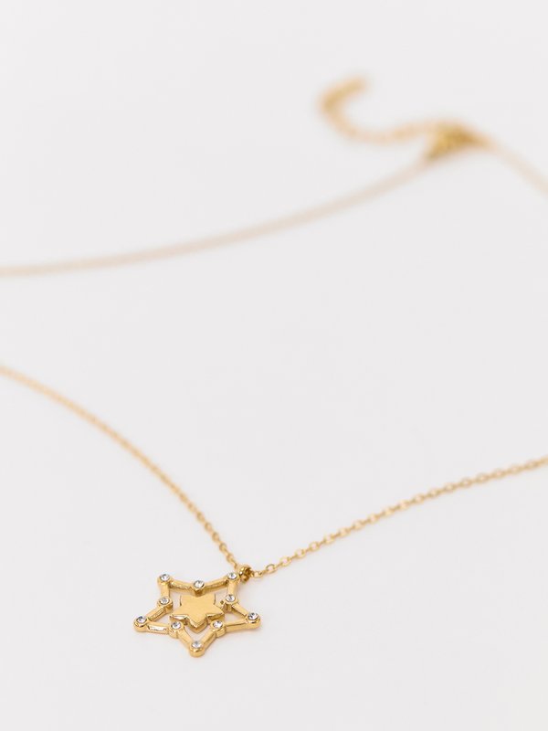 Pomelo Pomelo Star Charm Necklace - Multicolor