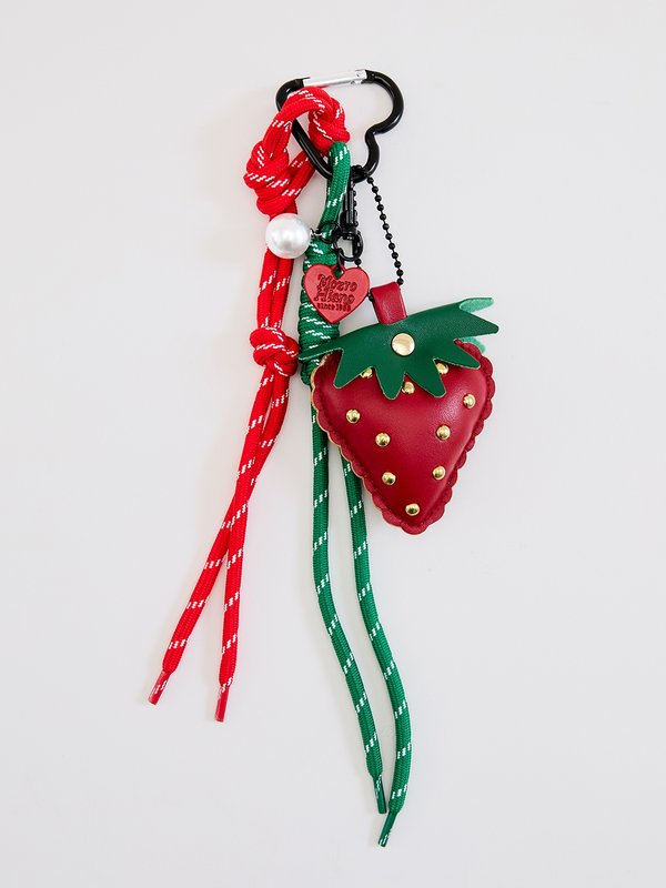 pomelo Pomelo Strawberry Keyring - Red