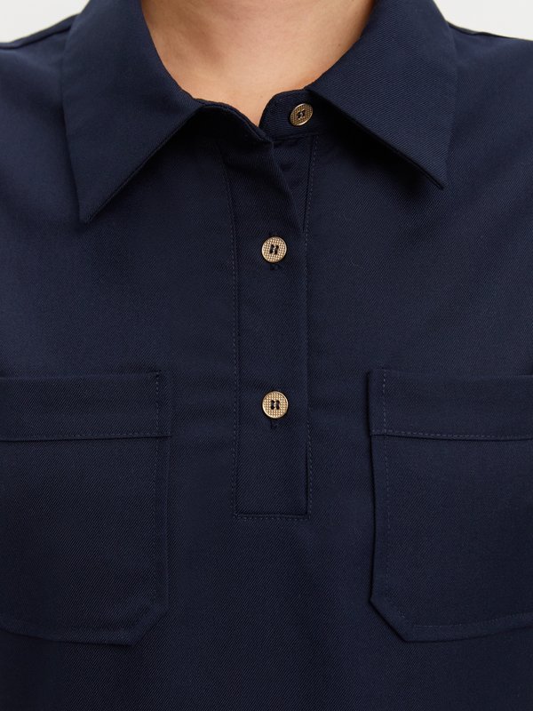 Pomelo Pomelo Stripe Sleeveless Dress - Navy